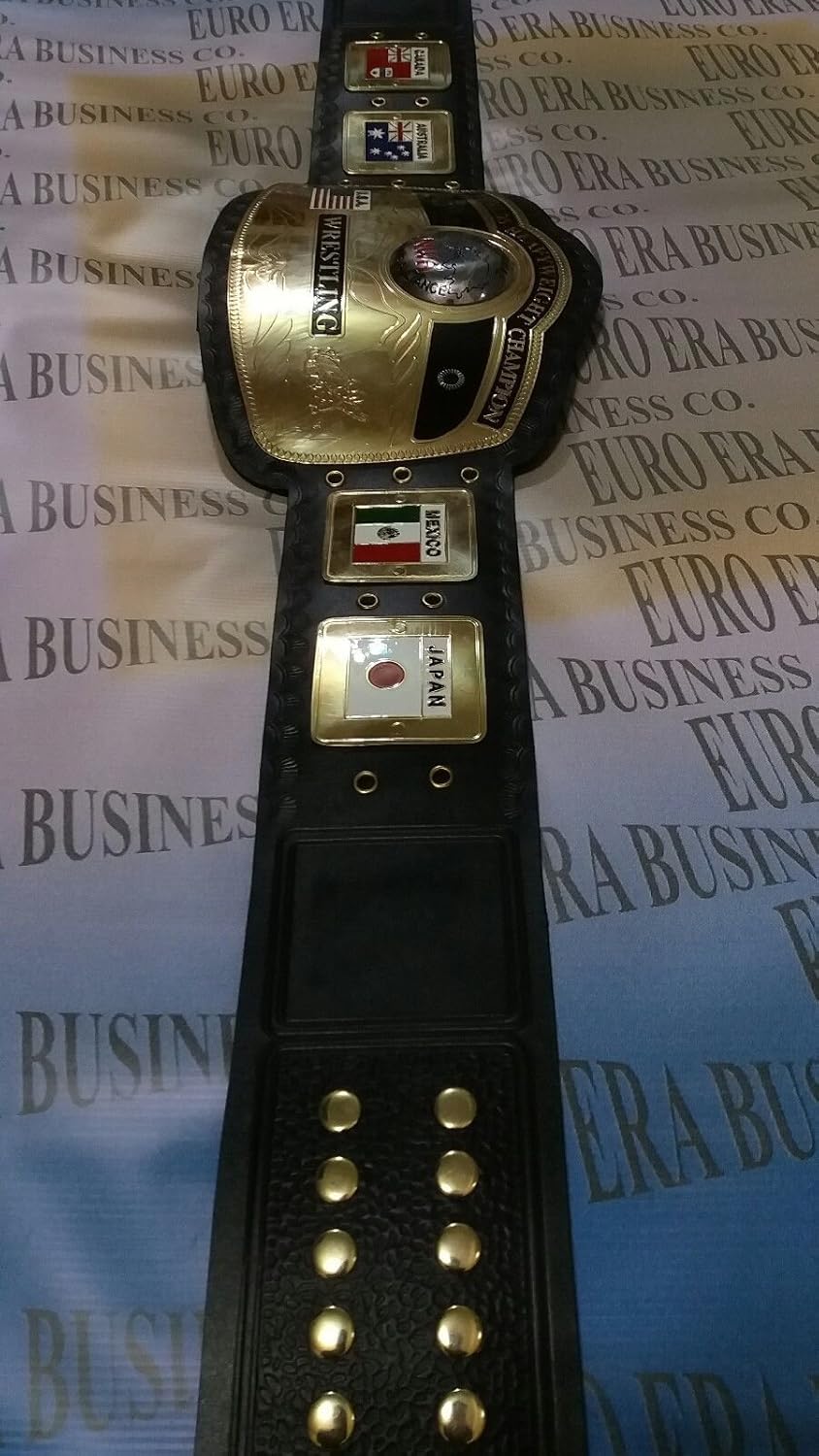 New Replica NWA Championship Belt Adult Size Metal Plates