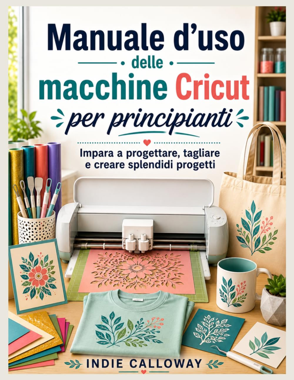 Manuale d'uso delle macchine Cricut per principianti: Impara a progettare, tagliare e creare splendidi progetti.