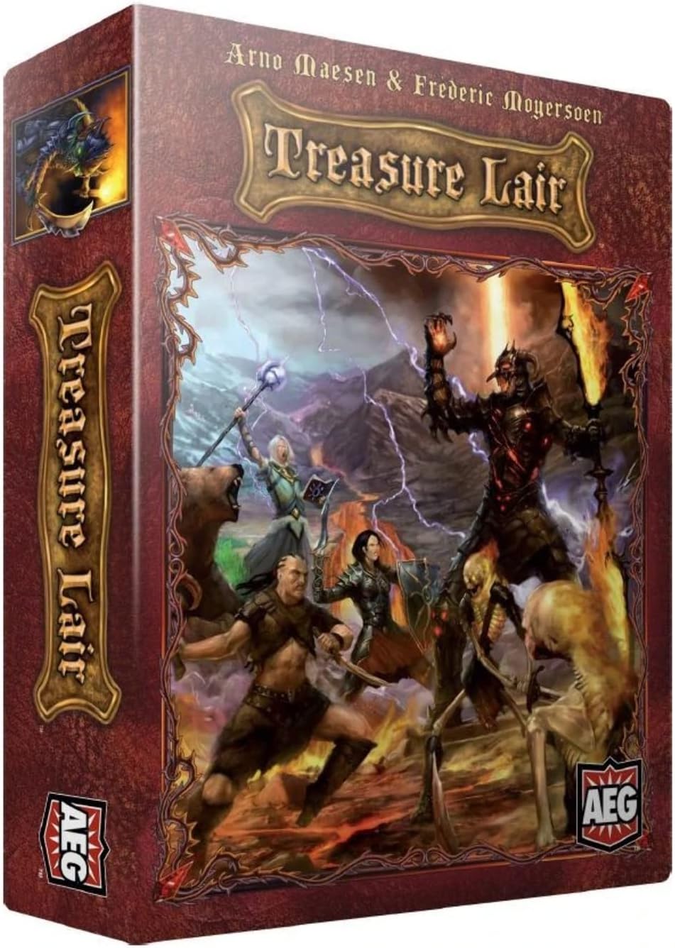 Alderac Entertainment Group (AEG) Treasure Lair Board Game (4 Player)