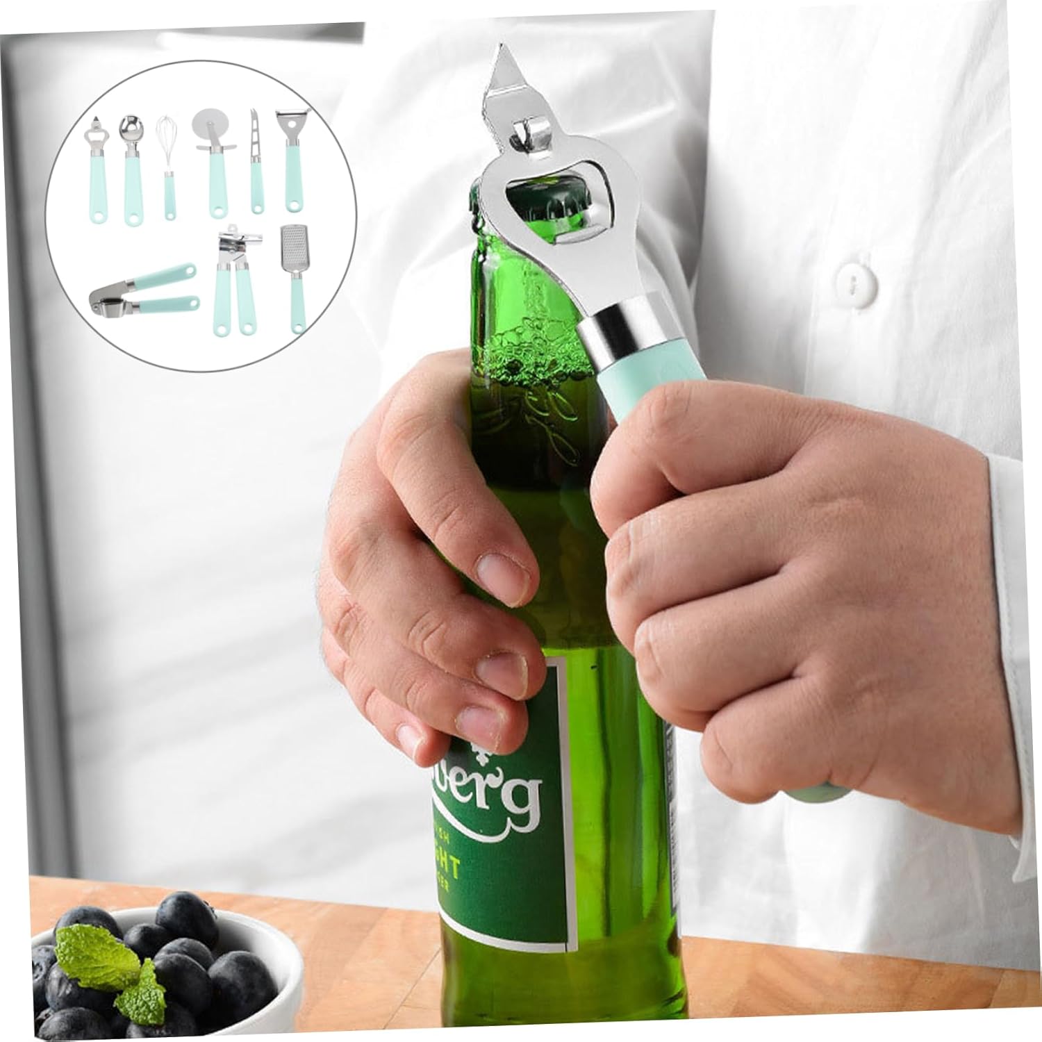 1set Kitchen Gadget Set Baking Utensil Set Plastic Handle Cookware Kitchenware Kitchen Tools for Baking