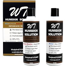 2Pcs Cigar Humidor Solution 16 oz 500 ml - Regular Liquid Solution for Summer Months Humid Climate/Winter & Dry Climate - Premium Propylene Glycol PG Solution Formula - Safe and Non-Toxic