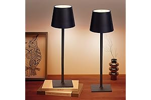 Timjorman 2 Pack Cordless Table Lamps: Illuminate Your Space, Enhance Your Style