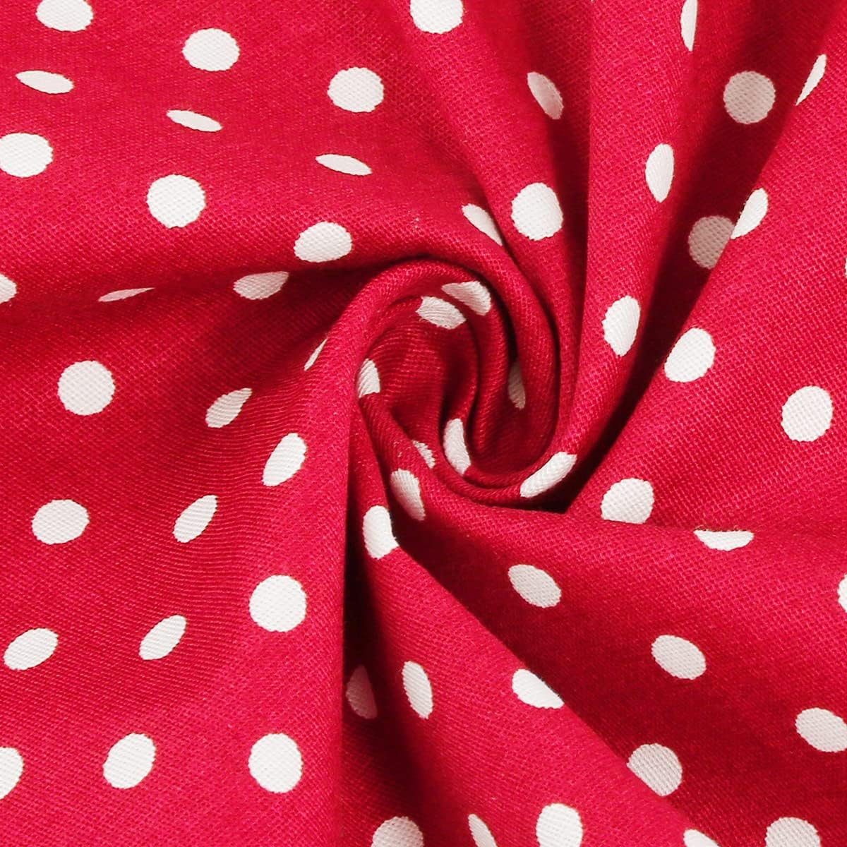 Women 50s 60s Vintage Sleeveless Polka Dot Cocktail Swing Dress Retro Audrey Hepburn Patchwork Midi Evening Rockabilly Dress