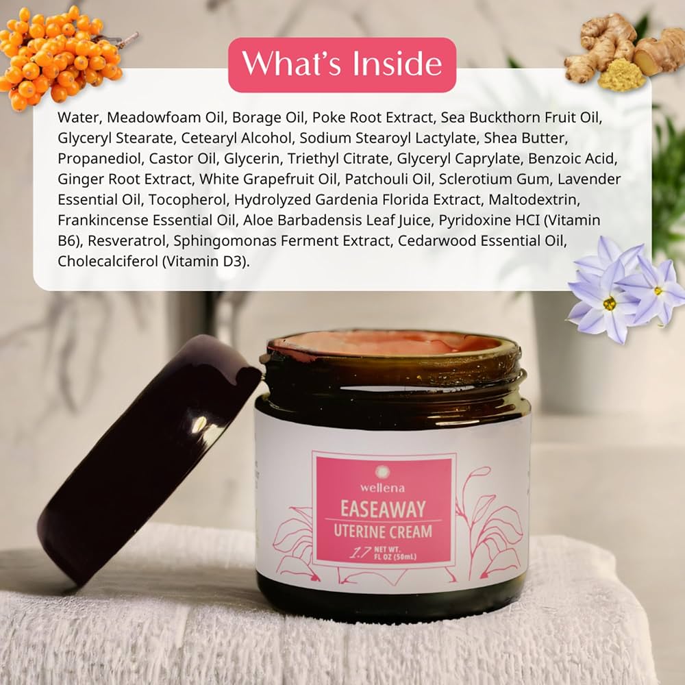 Amazon.com: Wellena EaseAway Uterine Cream by Magdalena | Supports