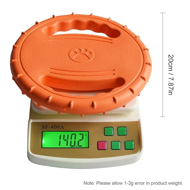 Foto 7 de 8 de SIUKE Disco volador de perro,Anillo de entrenamiento para perros EVA con disco volador para perros y asas…