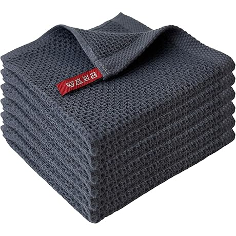 Super Soft Cotton Waffle Weave Kitchen Dish Cloths