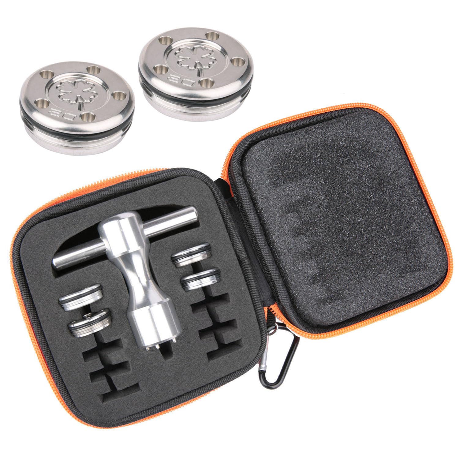 OGECLF Golfgewicht-Set für Titleist Scotty Cameron Newport, Phantom, Futura, GoLo, California Putter 5 g, 10 g, 15 g, 20 g, 25 g, 30 g, 35 g, 40 g, 45 g, 45 g, 4 Stück, silberfarben, 4 Stück