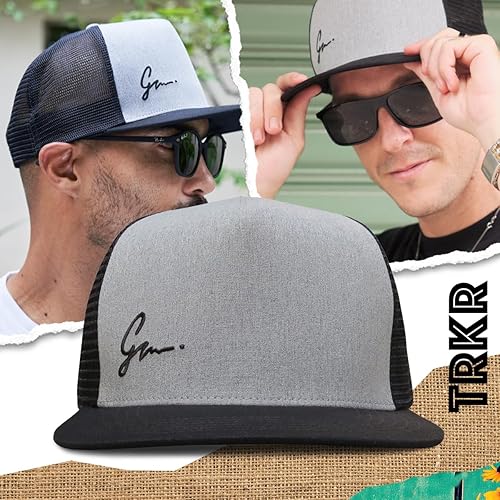 Miniatura 57 de Grace Folly - Gorra trucker unisex gorra de malla con cierre trasero negro (Black with Fade)