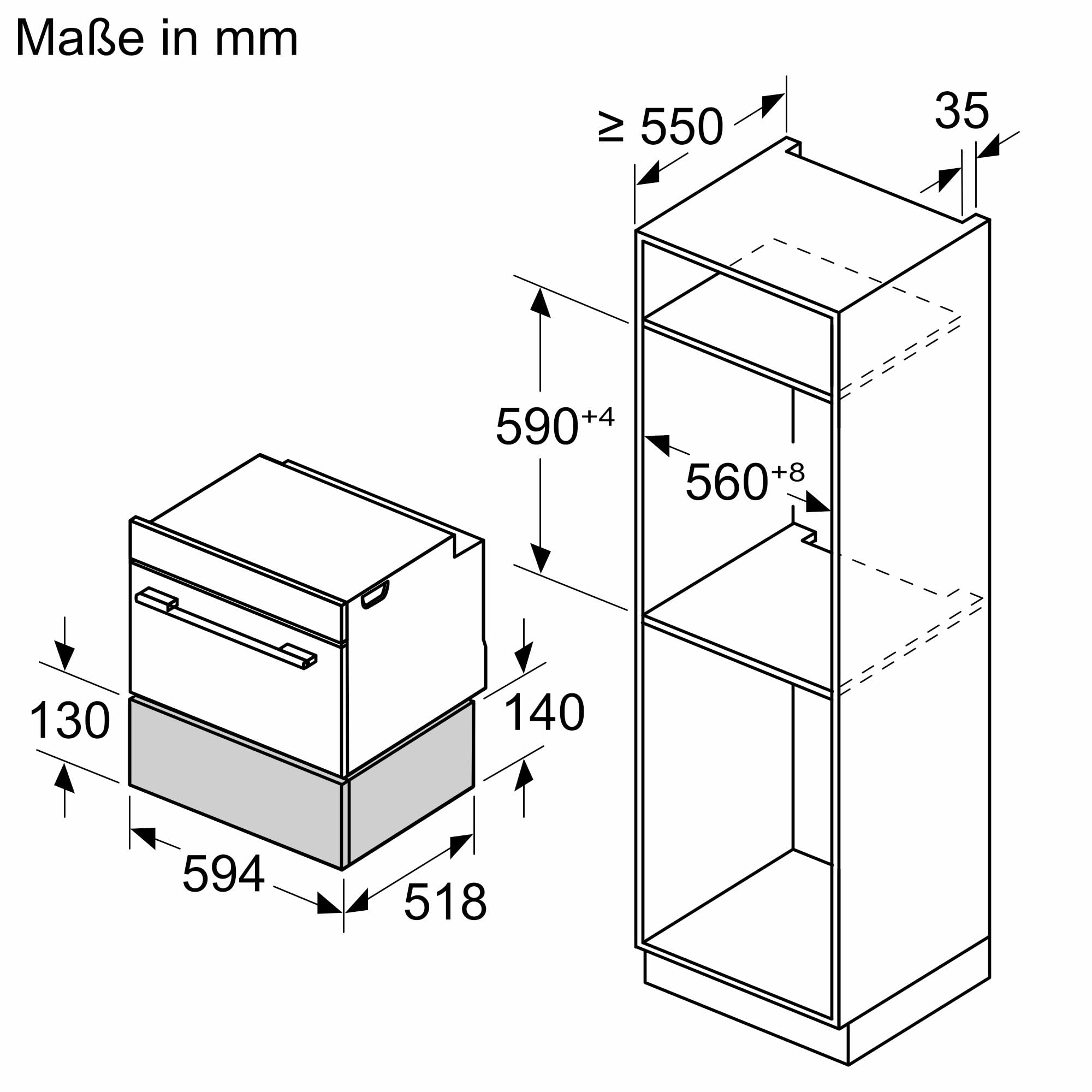 Siemens BI710E1B1 iQ700, Wärmeschublade, 60 x 14 cm, Schwarz, push und pull – leicht zu öffnende und schließende Schublade ohne Griff