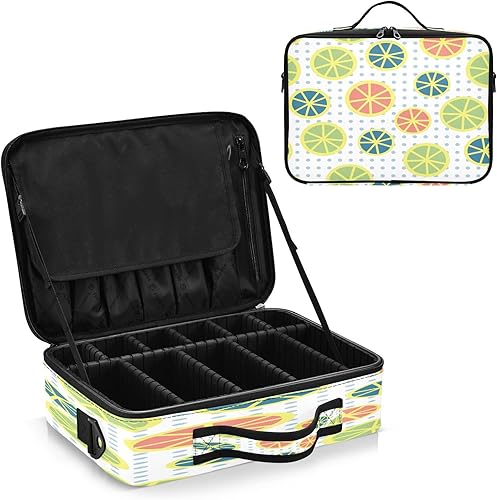 Miniatura 2 de Round Spotted Flower Fashion Colorful makeup bag cosmetic bag toiletry bag travel make up bags travel makeup bag with handle neceser para mujer men