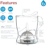 GROSCHE Aberdeen Tea Infuser Teapot & Smart Tea Maker - BPA-Free, Drip-Free Design | Coaster | Easy Brew | Easy Clean Steeper - Ideal Herbal Tea Gift & Holiday Gifts for Tea Lovers, (17.7 oz - 525 ml)