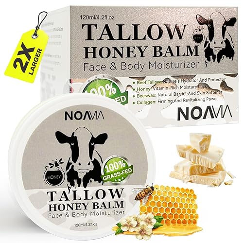 Sarga de ternera y bálsamo de miel, hidratante de sarga de res para la piel, crema facial de tarta hidrata la cara y el cuerpo, bálsamo de miel de