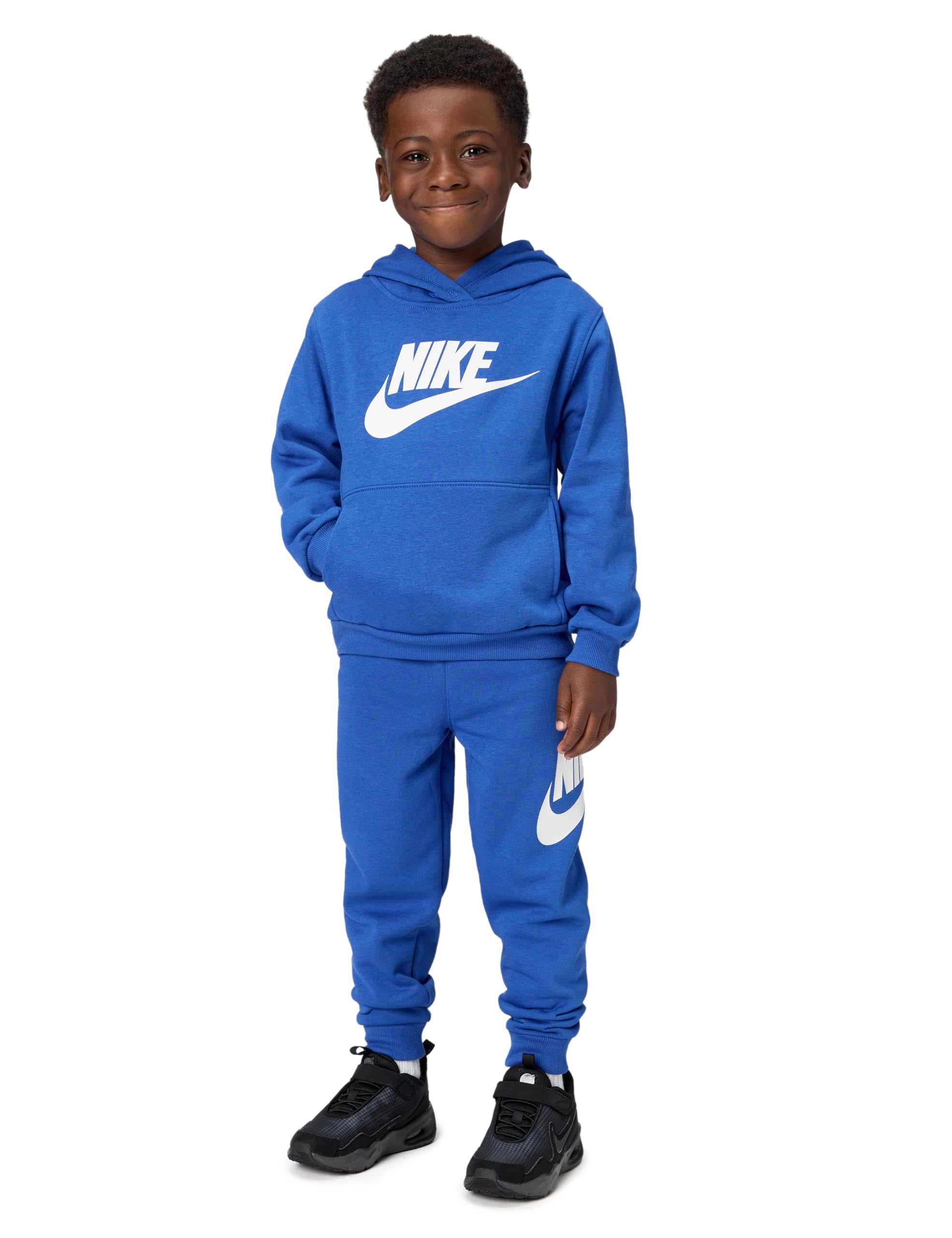 Nike Blue Kids Club Fleece Tracksuit In