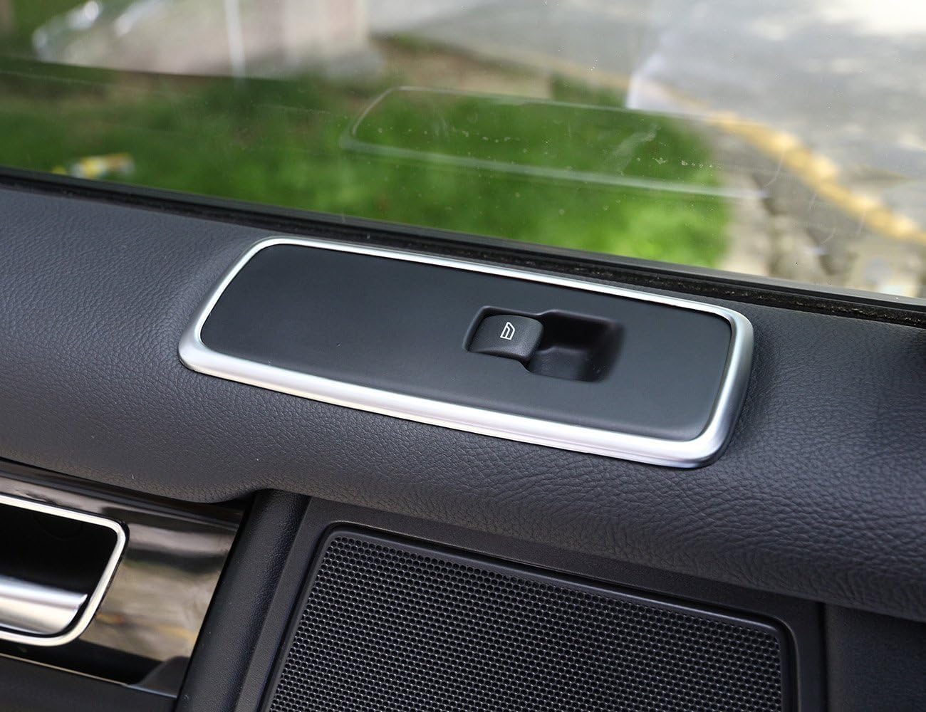 For Land Rover Discovery 4 2009-2016 ABS Chrome Car Window Lift Button Switch Frame Cover Trim For Range Rover Sport 2010-2013