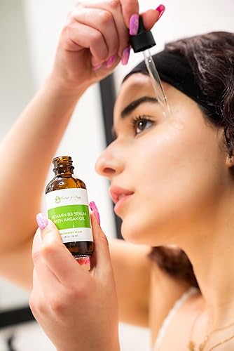 Miniatura 4 de Essence of Argan B3 Vitaminas Suero facial de ácido hialurónico, hidratante de niacinamida para cara, minimizador de suero de poros, 2 onzas