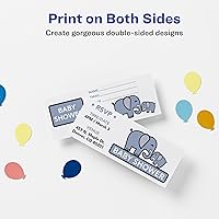 Vista 3 de Avery boletos imprimibles, 2.6 in x 5.3 in, láserinyección de tinta, 200 en total, ideal para boletos de rifa (16431)