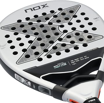 Padel Racket AT10 by Agustin Tapia 2024 | Luxury Series Teardrop Pala Padel | EOS Flap Aerodynamics & Custom Grip Technology | 18K Aluminized Carbon with MLD Black Eva Core | Advanced Pala de Padel