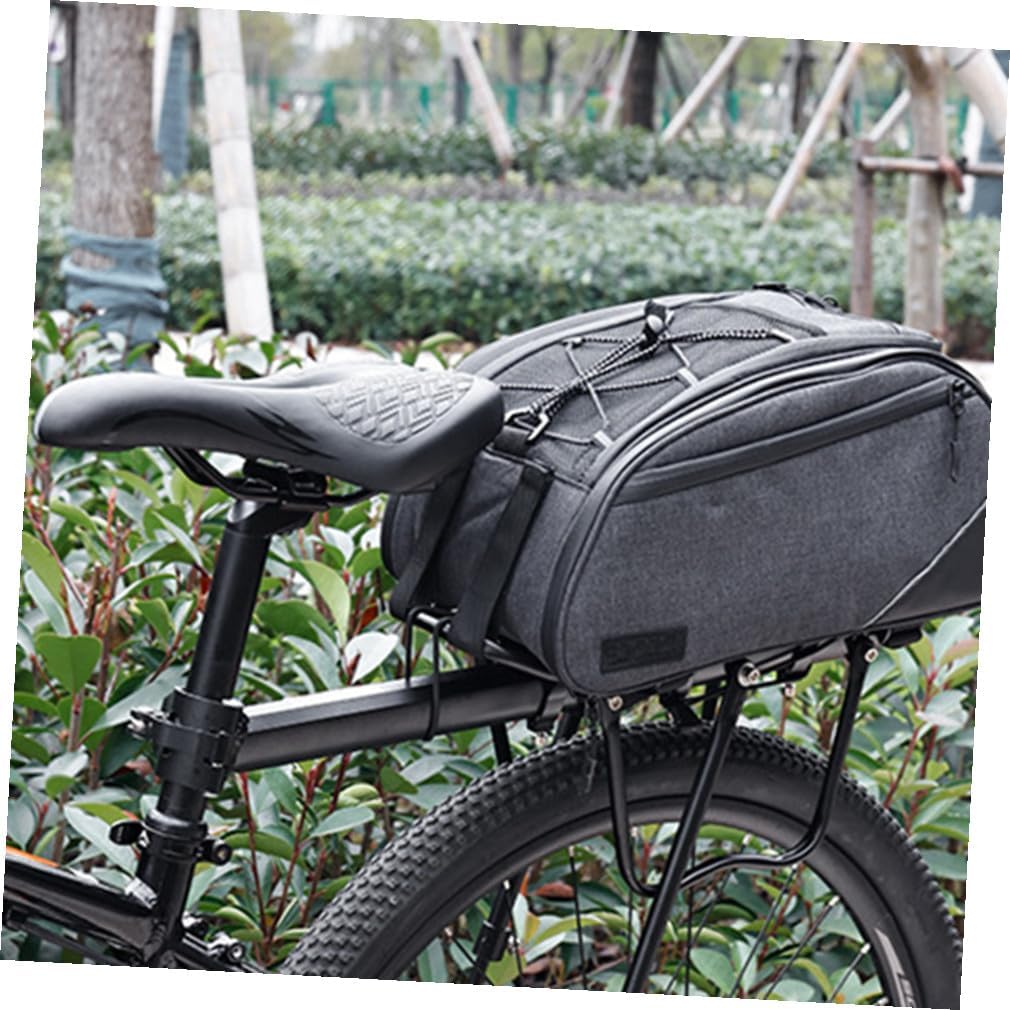 POPETPOP Bike Storage Bag Rear Seat Pouch for Large Capacity Cycling Accessory Easy to Install Material for Outdoor Travel