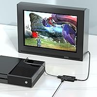 Vista 6 de Convertidor de 1080P HDMI a Svideo RCA, Convertidor HDMI a Compuesto AV CVBS, Adaptador HD a S-Video RCA para Dispositivos HD para Visualizar