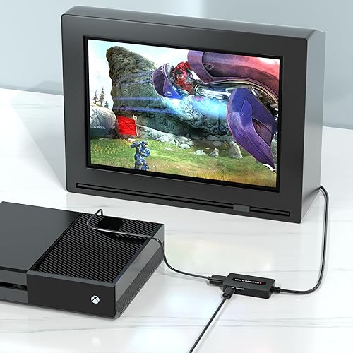 Miniatura 6 de Convertidor de 1080P HDMI a Svideo RCA, Convertidor HDMI a Compuesto AV CVBS, Adaptador HD a S-Video RCA para Dispositivos HD para Visualizar en