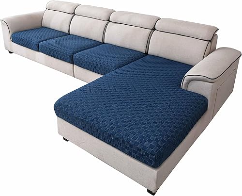 LUFEIJIASHI Fundas impermeables para sofá modular en forma de L, fundas de cojín para sofá seccional, fundas elásticas para sofá seccional,