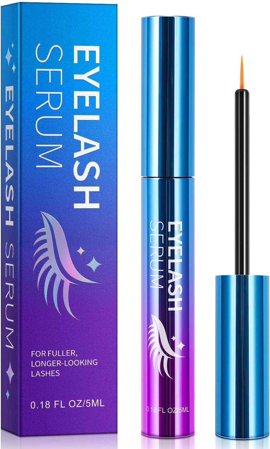 Advanced Eyelash Growth Serum for Longer, Fuller and Thicker Lashes in a Month - Women's Lash Enhancer (5ml)