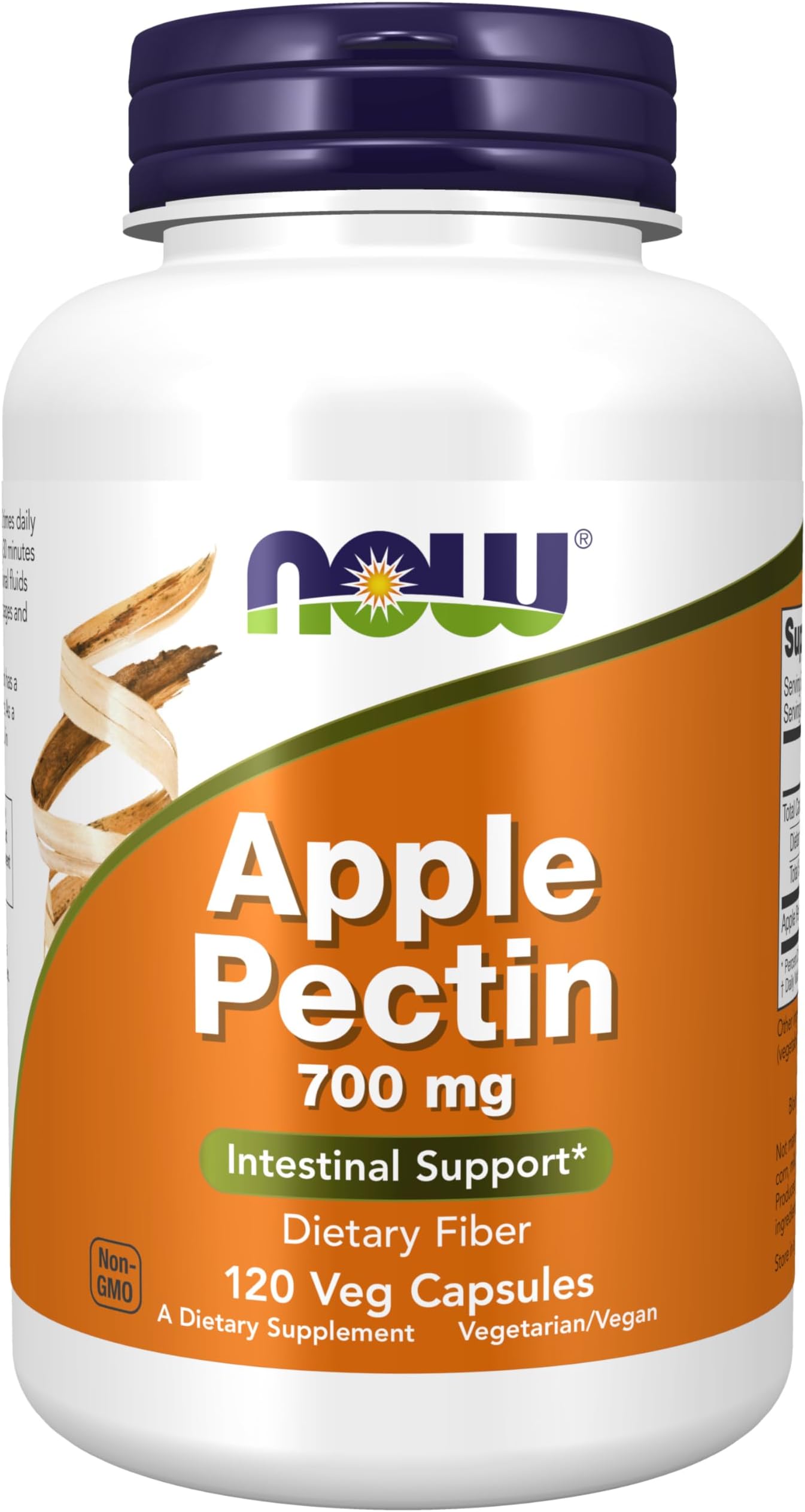 Now Foods Apple Pectin 700Mg 120 Veg Capsules