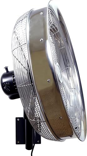 Miniatura 34 de HydroMist F10-14-006 - Ventilador oscilante de pared (24 pulgadas), 18", Blanco