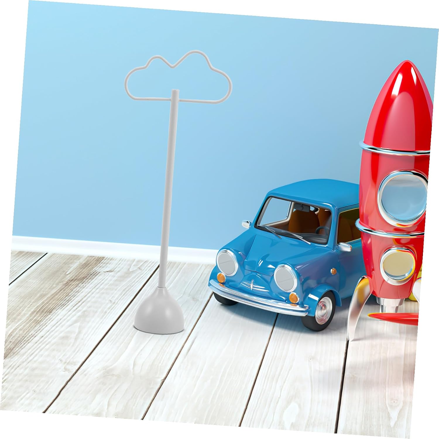 Scale Dollhouse Furniture Versatile Alloy Hat Stand Storage Rack Multifunctional Miniature Doll Accessories for Hall and Decor