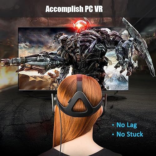 Miniatura 4 de ukiism Cable de enlace Oculus Quest 2 de 16 pies, cable de auriculares VR Link para Oculus Quest 2 Quest 1 y PCSteam VR, cable USB 3.0 a USB C