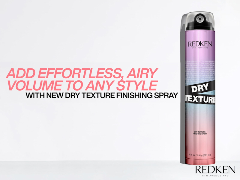 Redken Dry Texture Hairspray For All Hair Types - Lightweight Volumizing Spray, Airy and Beachy Texture, Medium Hold