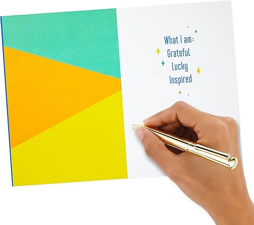 Miniatura 5 de Hallmark Paquete de 2 tarjetas de agradecimiento, agradecido (agradecimiento al profesor, agradecimiento al entrenador)