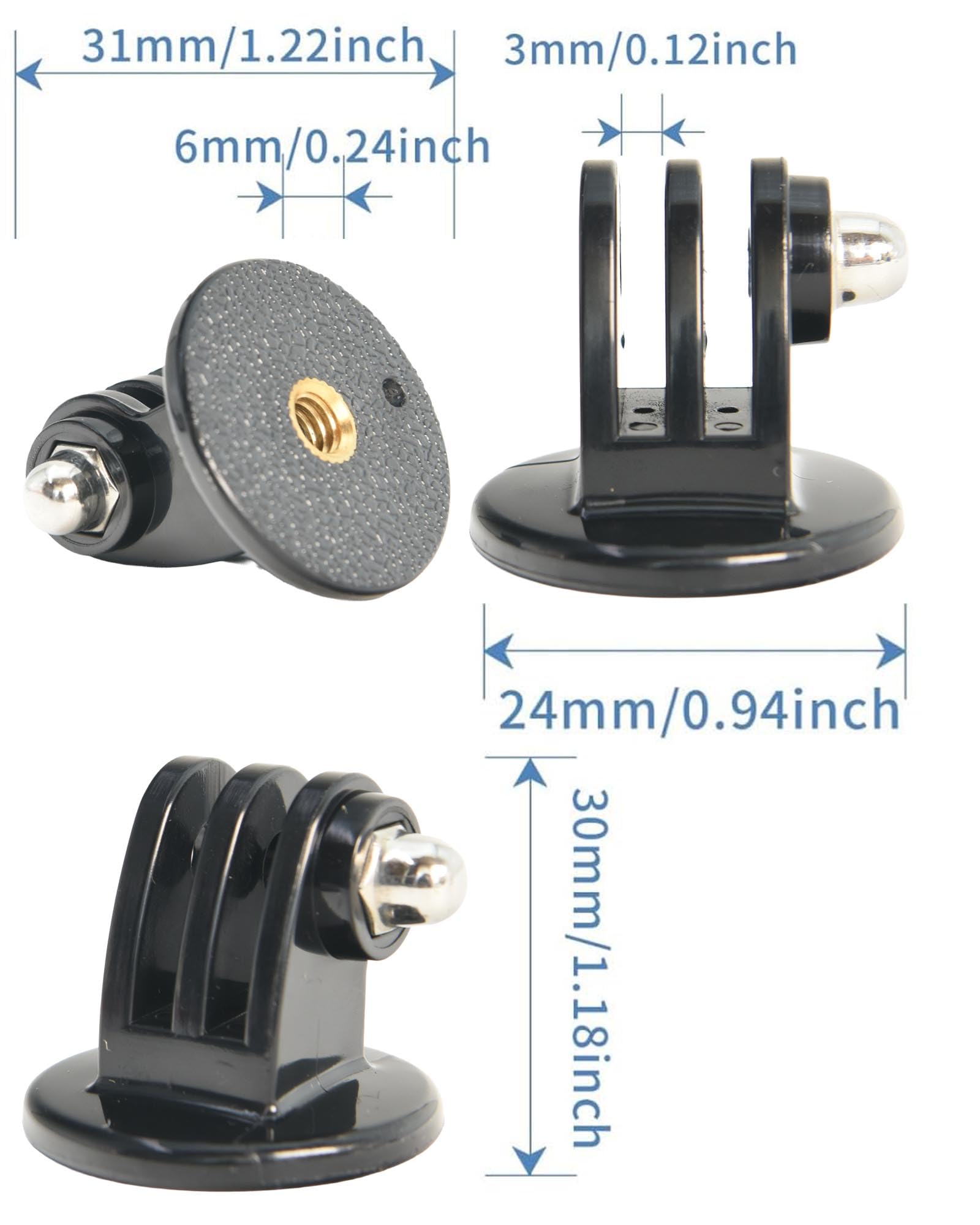 Image secondaire de Adaptateur Sphérique pour Trépied GoPro Hero 13 à 4