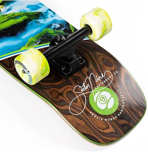 Miniatura 2 de Sector 9 Longboards Cruiser - Patineta completa Cascade Ninety Five de 8.75 x 30.5 pulgadas