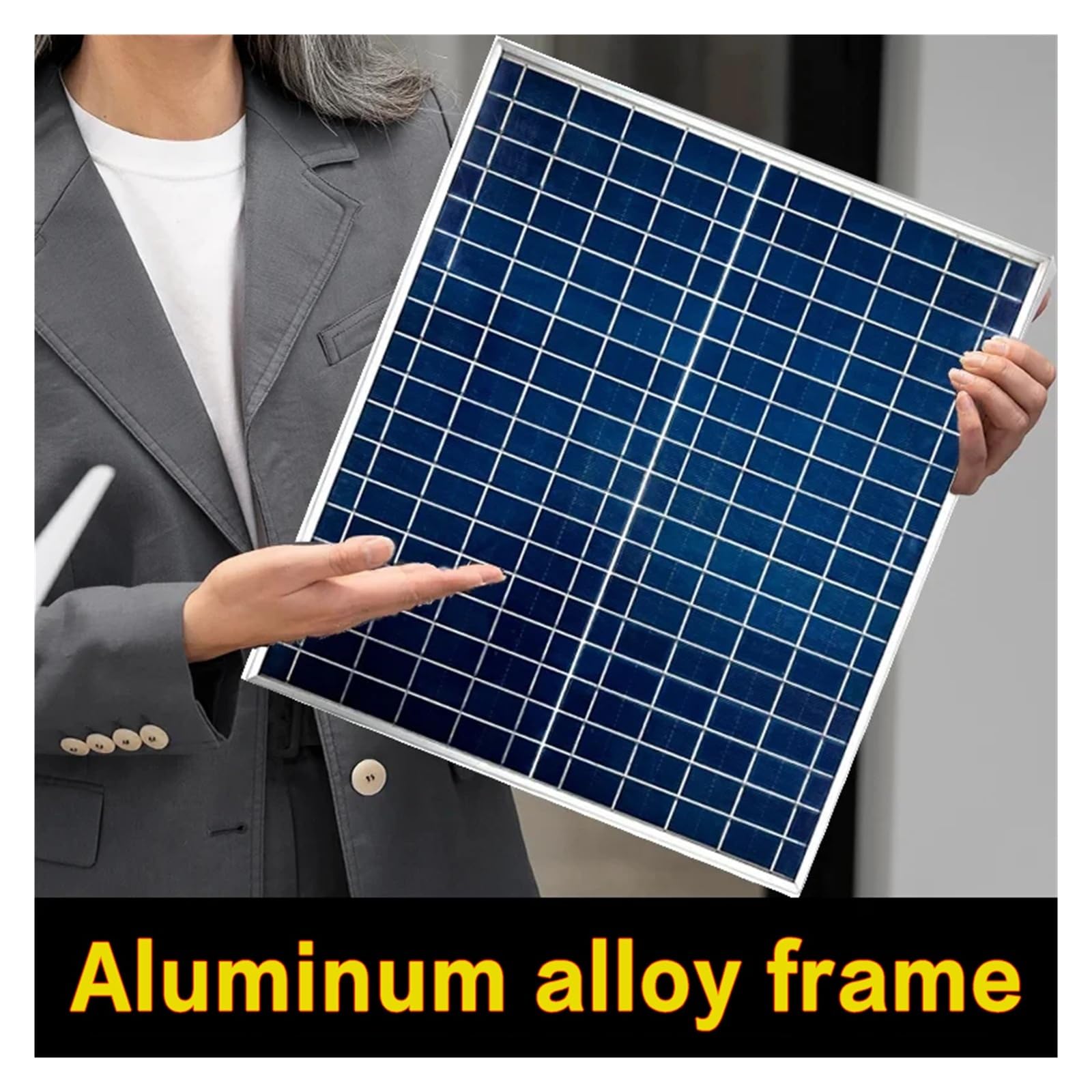 Kit de panel solar fotovoltaico de 1000W, 500W, 12V, cargador de panel solar con controlador 100A, adecuado for baterías rápidas en hogares/camping/RV(2PC Controller kiTS)