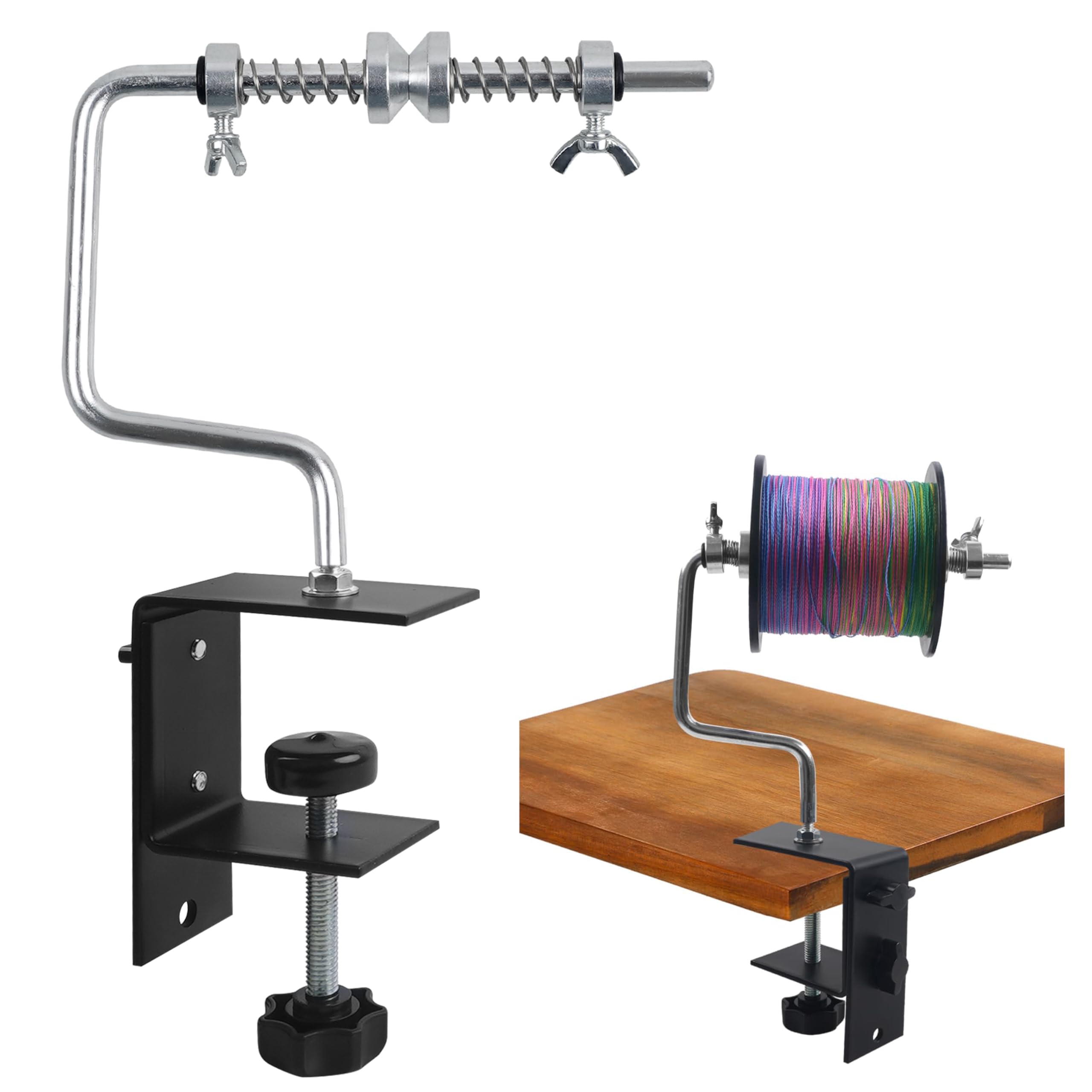 OROOTL Fishing Line Spooler Adjustable Line Winder Spool Machine Portable Stable Reel Spooler with Clamp Spooling Station System for Spinning Casting Reels