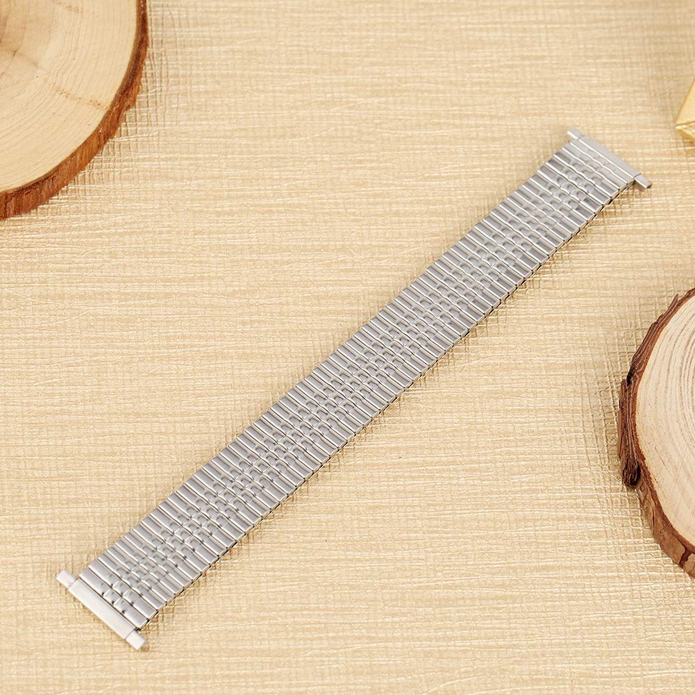 Cinturini per Orologi Cinturino Elastico per Orologio 16mm Cinturino in Acciaio Inossidabile 18mm Senza Fibbia in Metallo di Ricambio 20mm Cinturino per Orologio da Polso 22mm Braccialetto