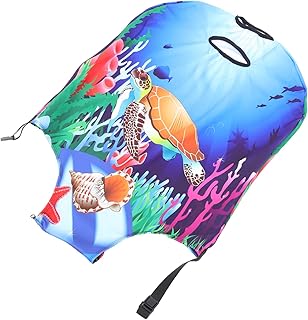 Estojo de bagagem protetor de mala elástico protetor de bagagem capa de bagagem transparente malas de viagem organizadores de bagagem para viagem com rodas protetor de bagagem para mala, Cores sortidas, 57X38CM, Centímetro