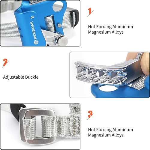 Miniatura 4 de NewDoar - Bloqueador de pie elevado para escalada en roca y montañismo, dispositivo de escalada