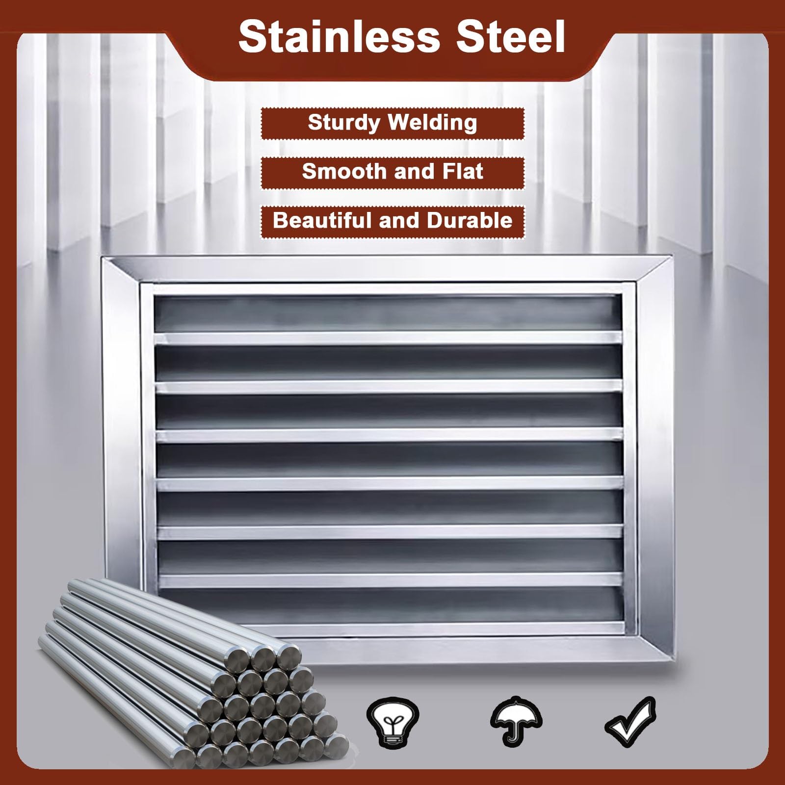 Griglia di Copertura del Pannello di Ventilazione, Coperchio della Griglia con Persiane Personalizzato per Parete O Soffitto, Pannelli di Accesso(16x12 (41x30cm))