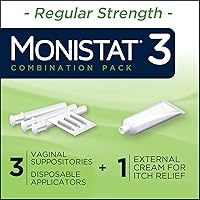 Vista 4 de Monistat Paquete de 2 (supositorio de 3 días y paquete combinado de óvulos de 1 día)