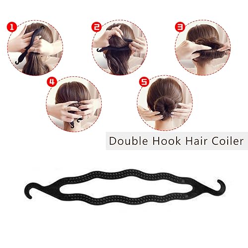 Miniatura 4 de OBSCYON Juego de 27 piezas de peinado de cabello herramientas de peinado de cabello accesorios de bricolaje kit de herramientas de modelado de