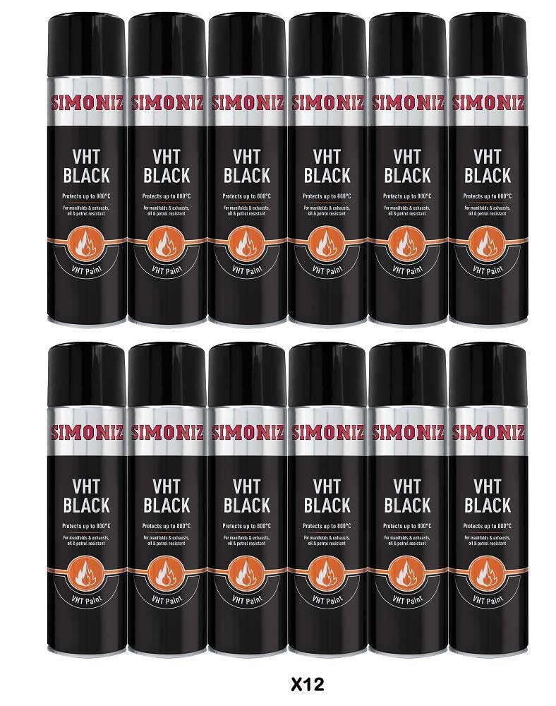 Simoniz Black Vht Spray Paint - 500Ml