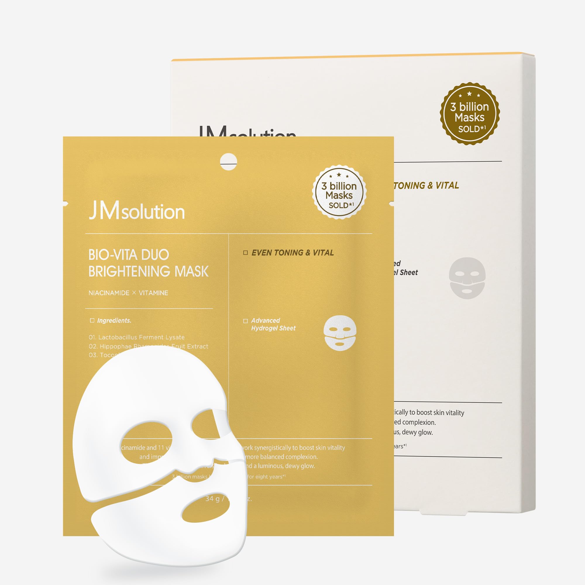 Amazon.com : JMsolution Bio Vita Duo Brightening Hydrogel Mask (4