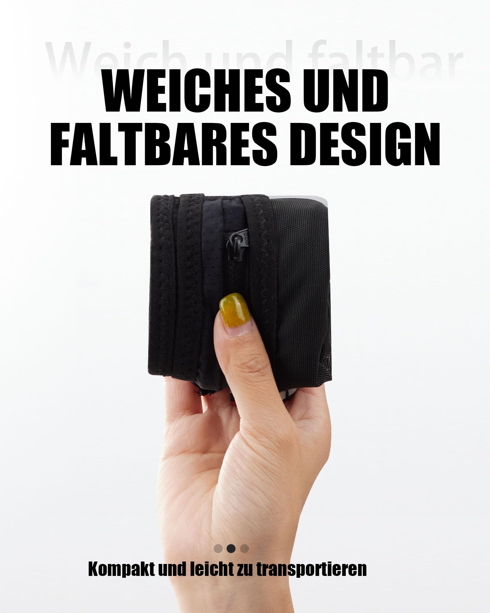 WRELS Ultraleichter Laufgürtel mit 250-ml-Softflasche für Damen und Herren, Feuchtigkeitsableitender Lauftasche Laufgurt mit Handytasche für Joggen, Marathon und Fitness