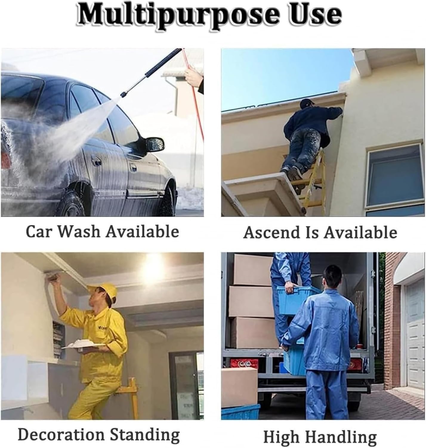 Multipurpose Scaffolding Equipment, Adjustable High Platform-880-Pound-Capacity, Adjustable Height Work Platform Galvanized Steel Ladder Heavy Duty Bench Folding Ladders Stool -B