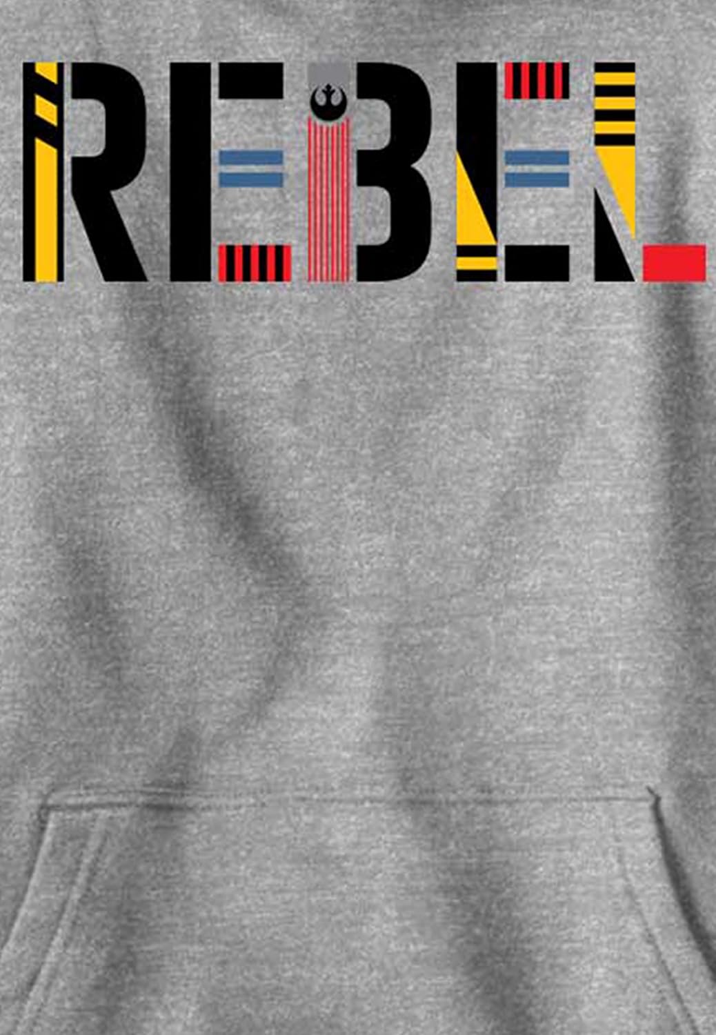 STAR WARS Boy's The Rise of Skywalker Rebel Text Pull Over Hoodie