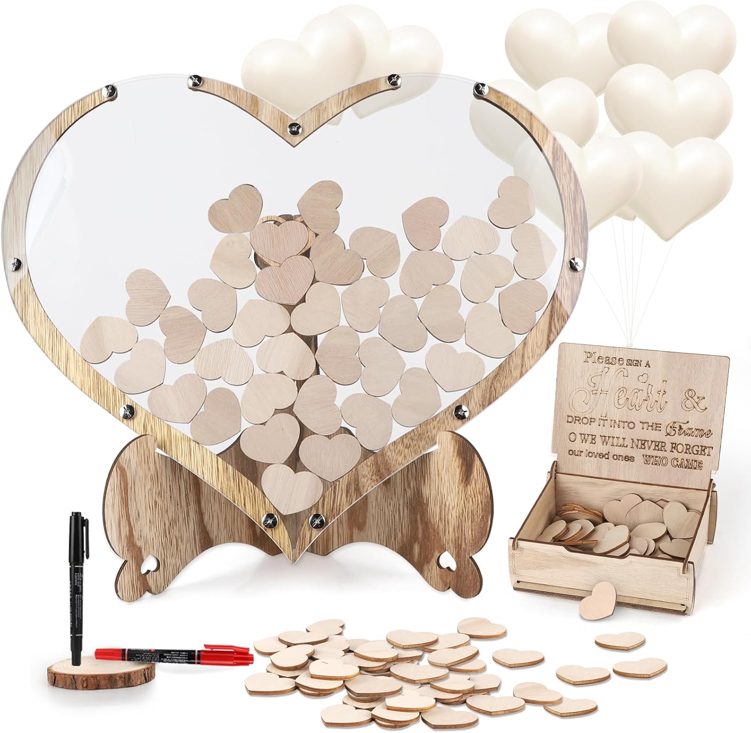 DBREAKS Libro degli Ospiti per Matrimonio, Guest Book Matrimonio