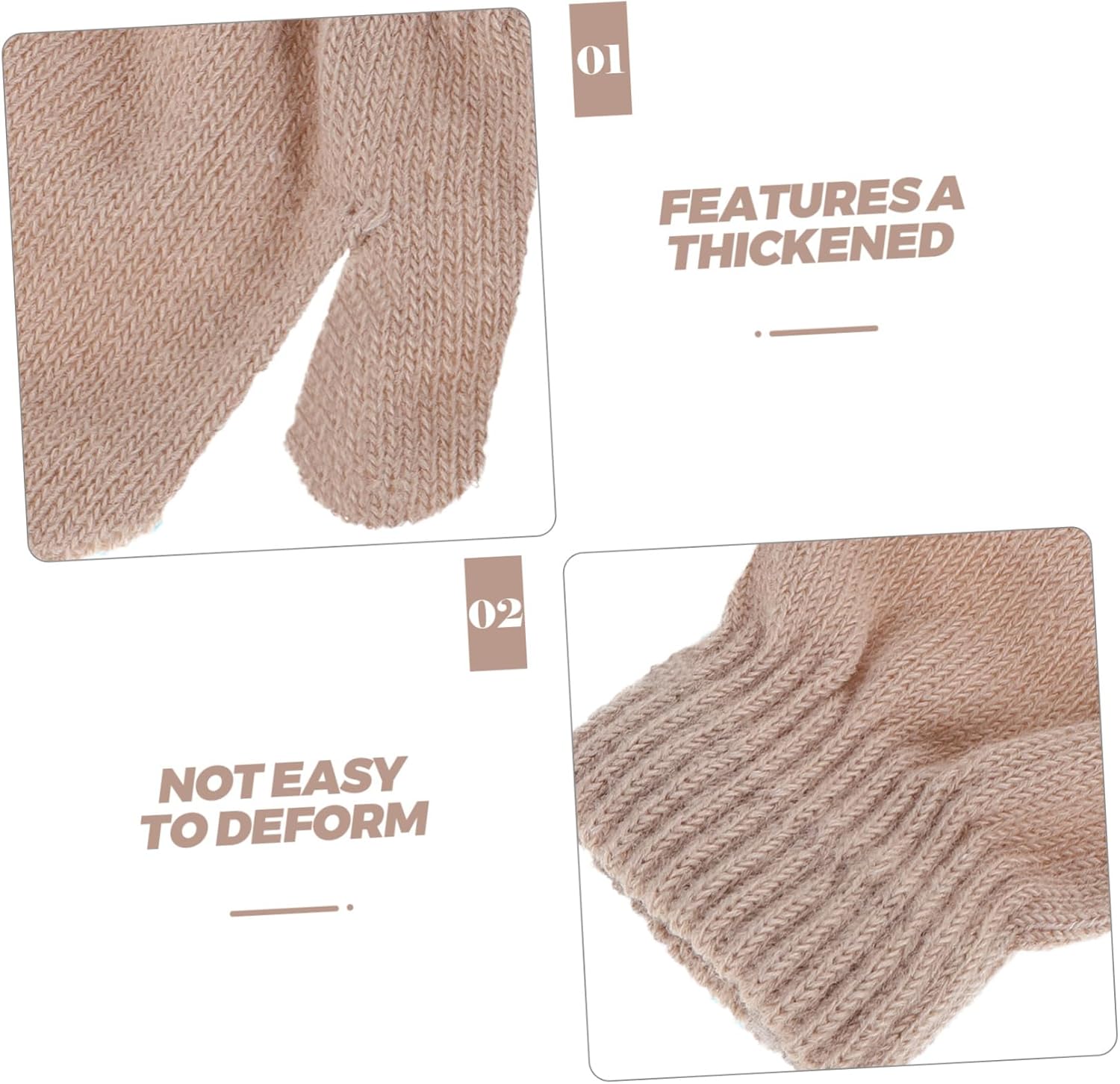 Boys Mittens Infant Boys Mittens and Girls Gloves Winter Soft Warm Knitted Gloves Multiple Colors Snug Elastic Cuff