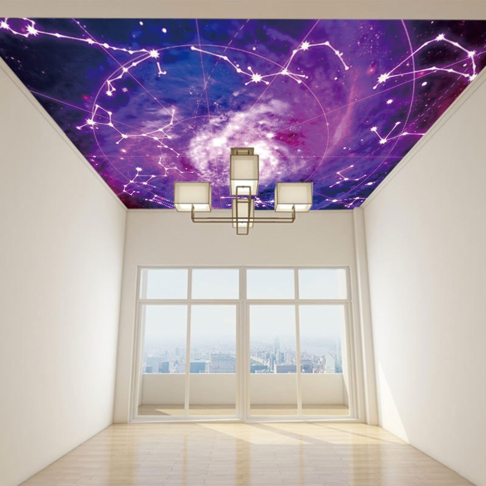 Cool Universe Starry Sky Sufit Galaxy 3D Mural Samoprzylepna tapeta do salonu Sypialnia Restauracja Dekoracja domu Biuro